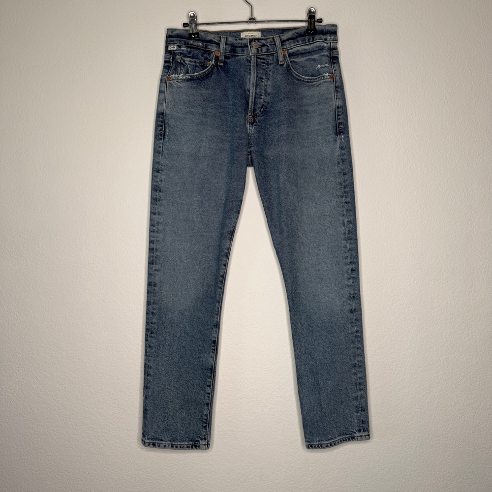 Citizens of Humanity Emerson Medium Wash Distressed Slim Boyfriend Jeans 24